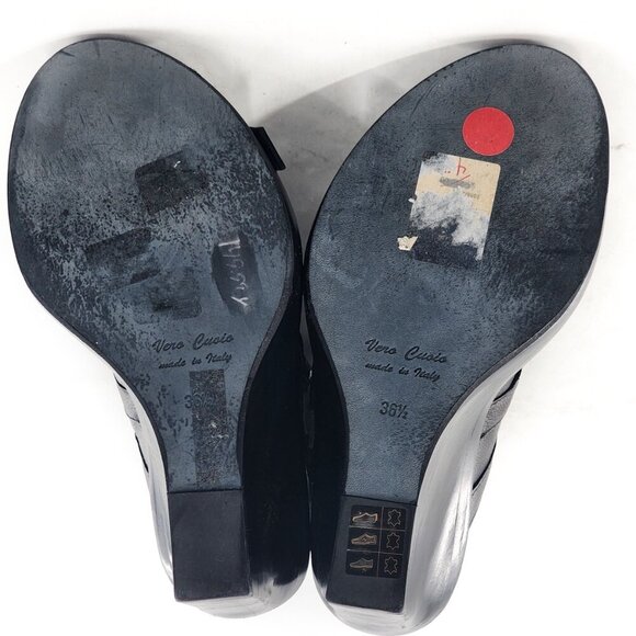 ANN DEMEULEMEESTER NWOB Gladiator Leather Wedge Sandal - Picture 11 of 11